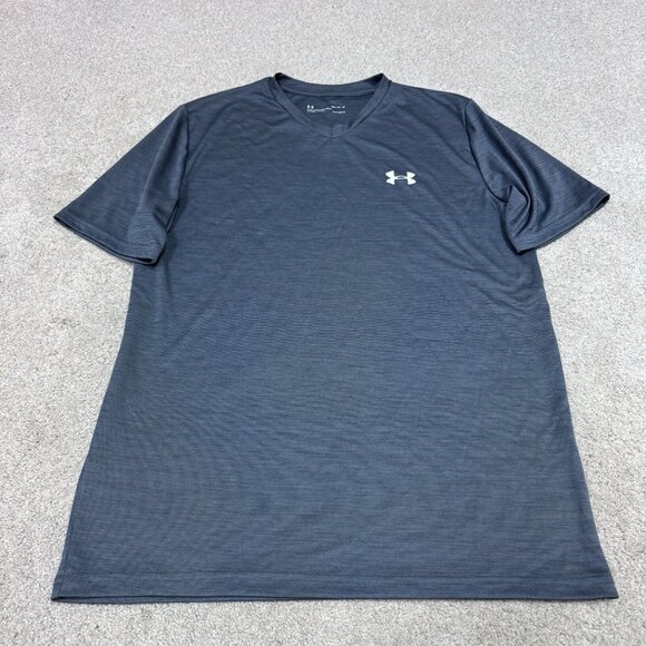 Under Armour T-Shirt Men’s Gray Short Sleeve Size Medium Loose - Picture 5 of 10